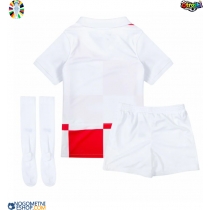 Otroški Nogometni dresi Hrvaška Domači EP 2024 Kratek Rokav (+ Kratke hlače)